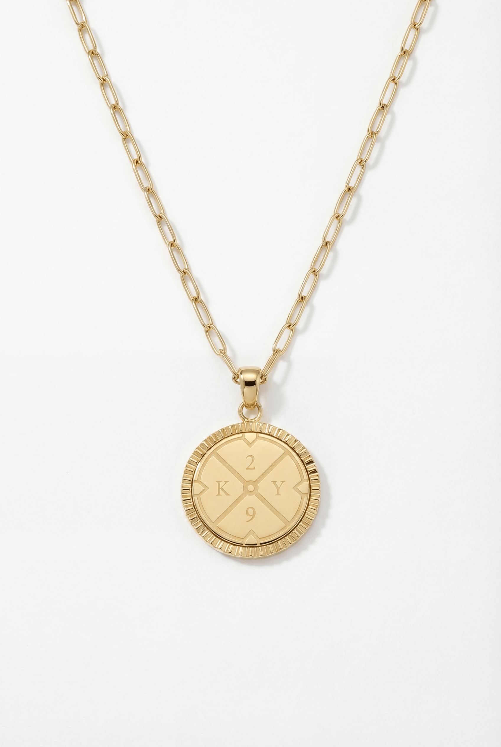 ENGRAVED COMPASS NECKLACE - Kumaya Jewelry