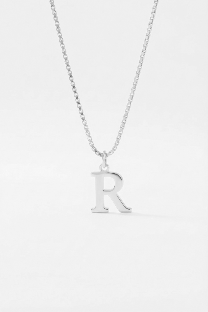 INITIAL NECKLACE SILVER - Kumaya Jewelry