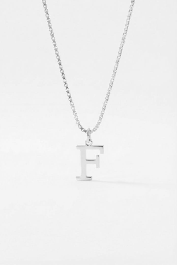 INITIAL NECKLACE SILVER - Kumaya Jewelry