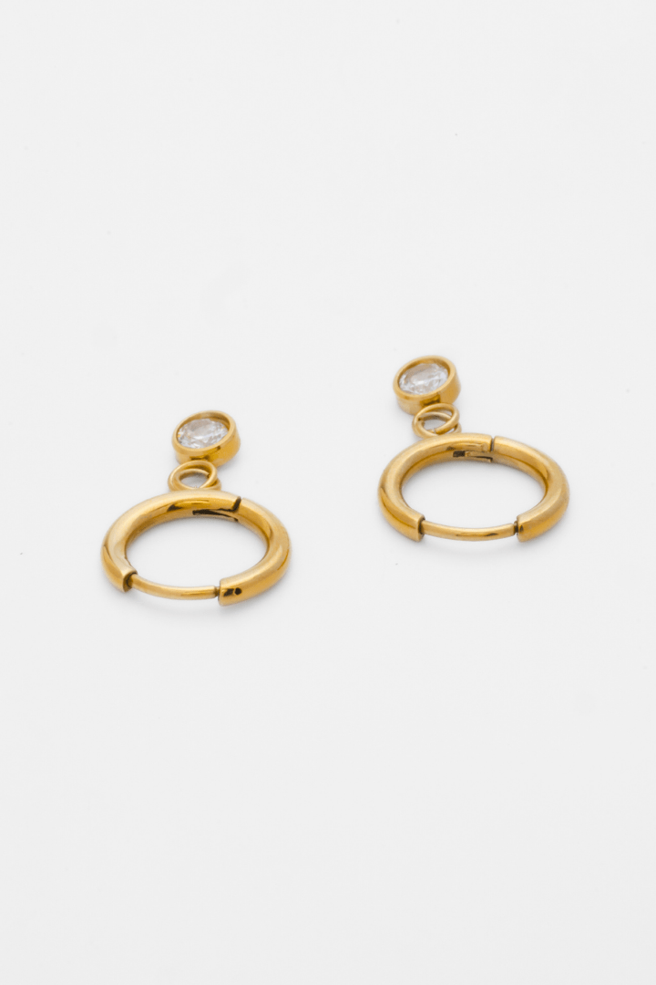 BEZEL HUGGIES - Kumaya Jewelry