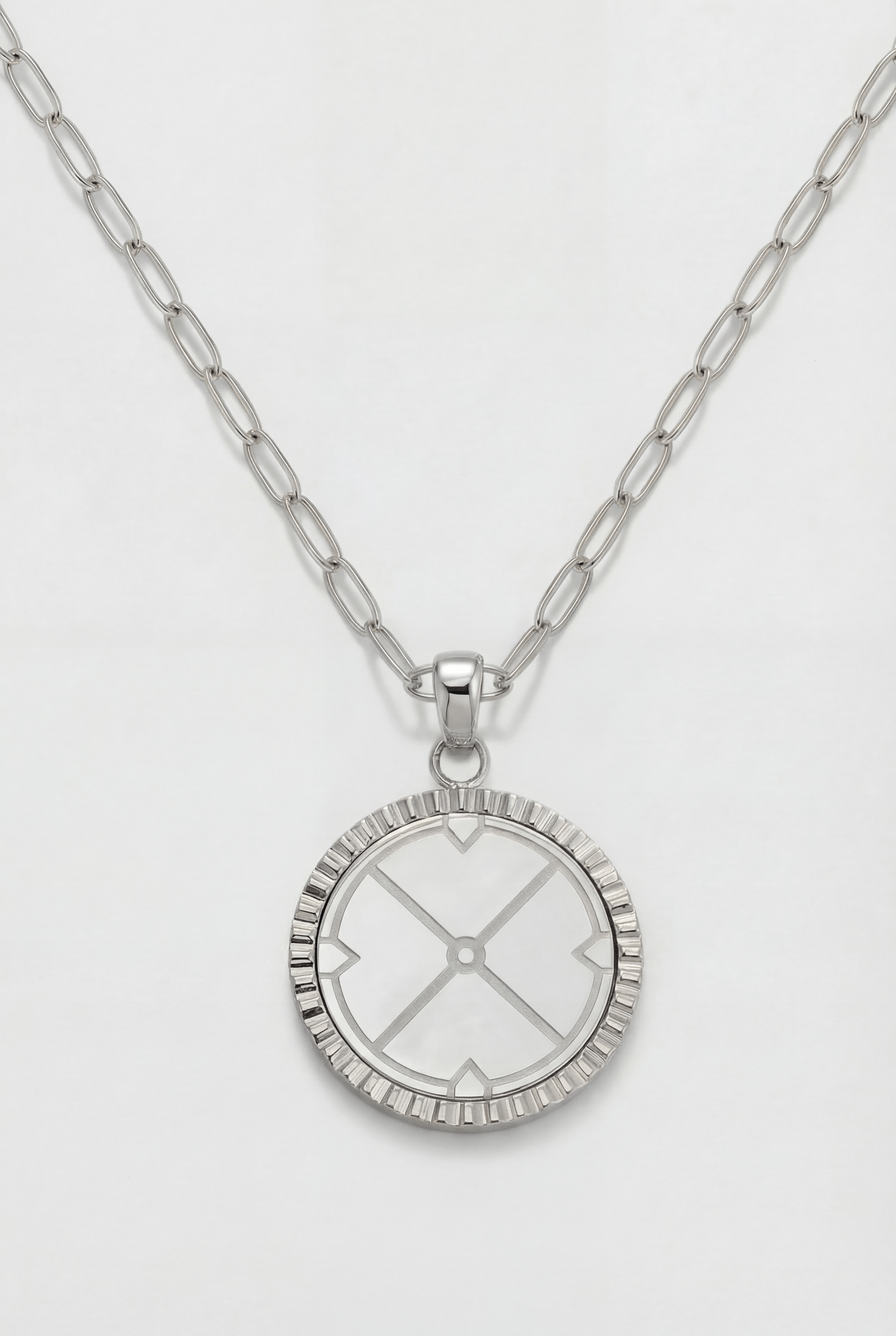 ENGRAVED COMPASS NECKLACE - Kumaya Jewelry
