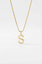 INITIAL NECKLACE GOLD - Kumaya Jewelry