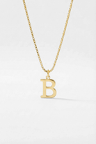 INITIAL NECKLACE GOLD - Kumaya Jewelry