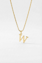 INITIAL NECKLACE GOLD - Kumaya Jewelry