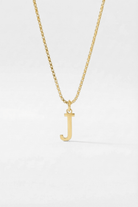 INITIAL NECKLACE GOLD - Kumaya Jewelry