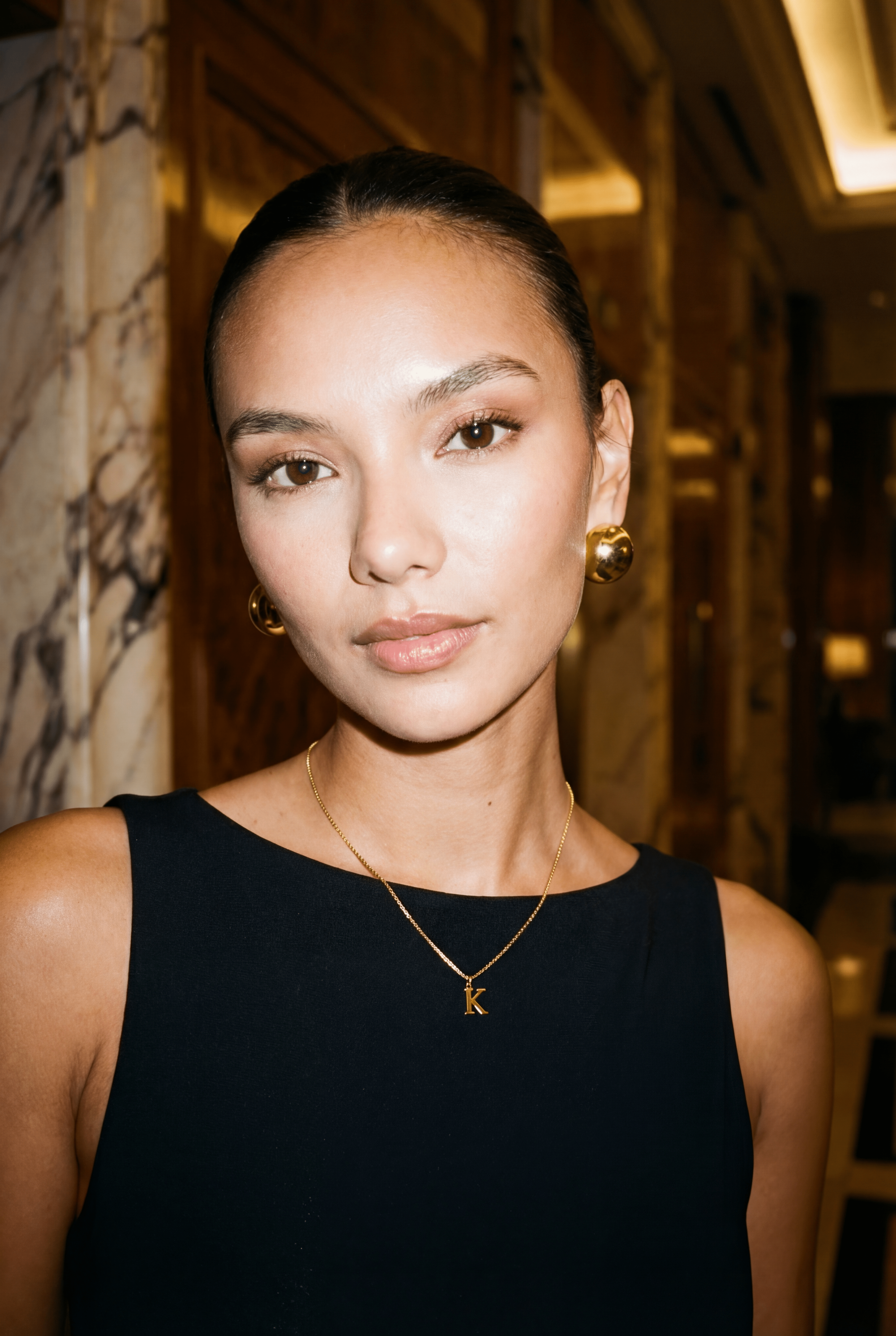 INITIAL NECKLACE GOLD - Kumaya Jewelry