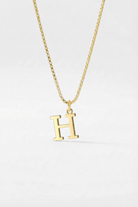 INITIAL NECKLACE GOLD - Kumaya Jewelry
