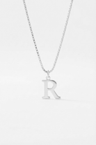 INITIAL NECKLACE SILVER - Kumaya Jewelry