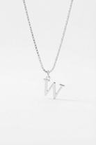 INITIAL NECKLACE SILVER - Kumaya Jewelry