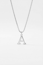 INITIAL NECKLACE SILVER - Kumaya Jewelry