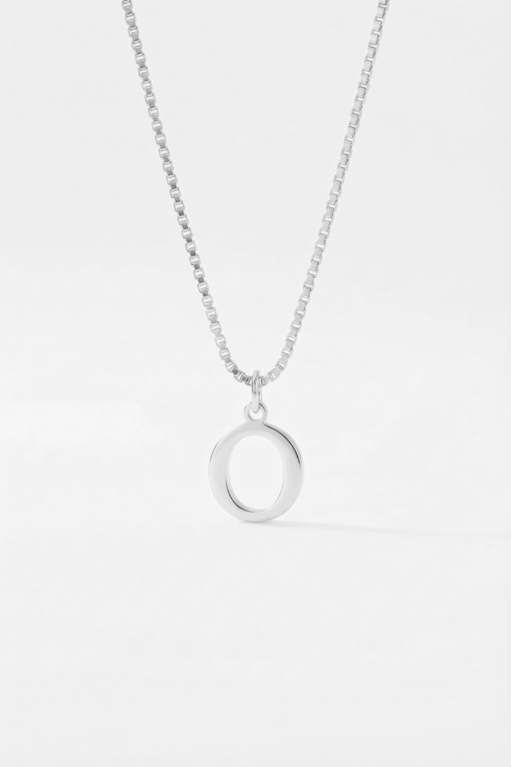 INITIAL NECKLACE SILVER - Kumaya Jewelry