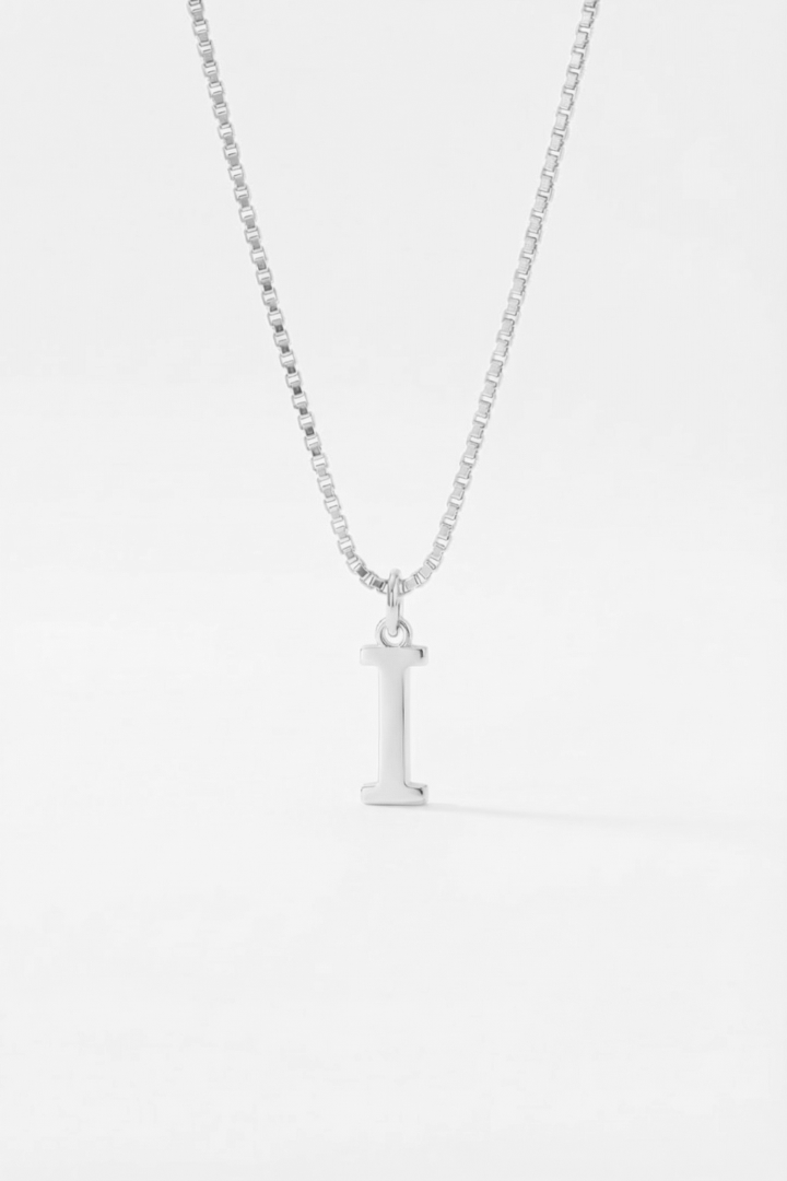 INITIAL NECKLACE SILVER - Kumaya Jewelry