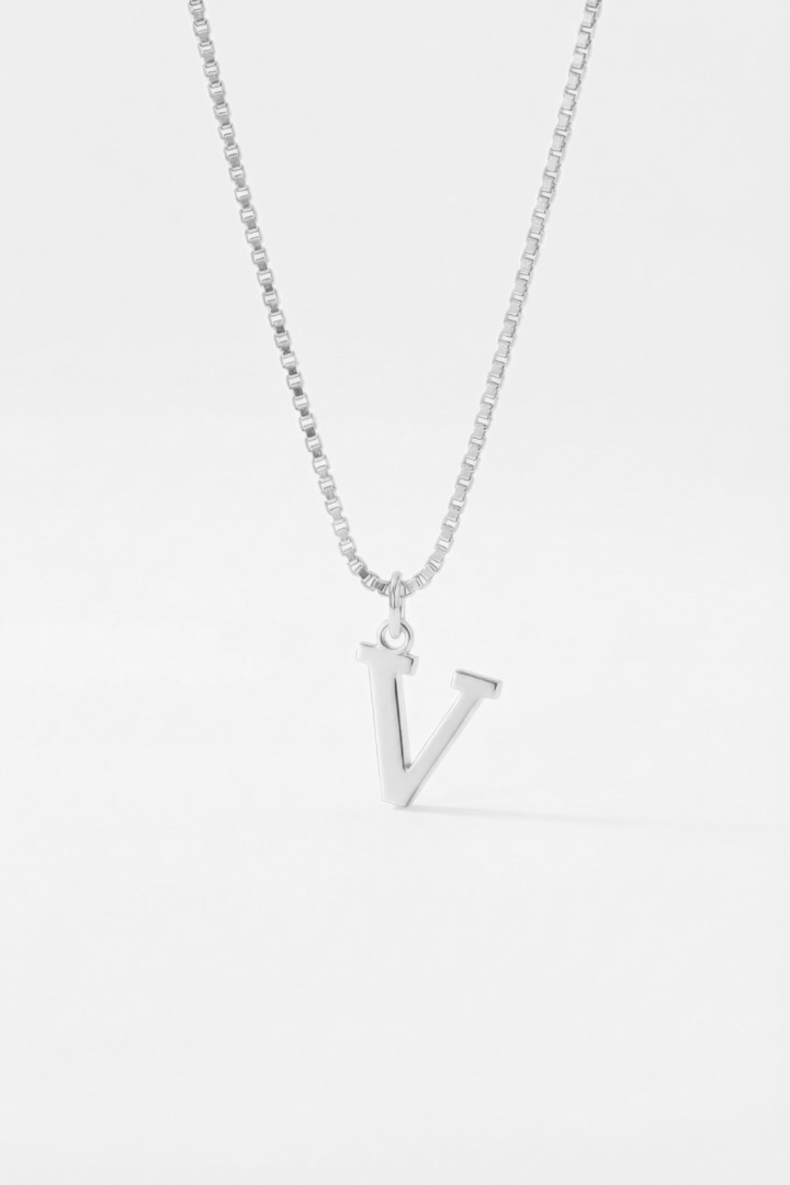 INITIAL NECKLACE SILVER - Kumaya Jewelry
