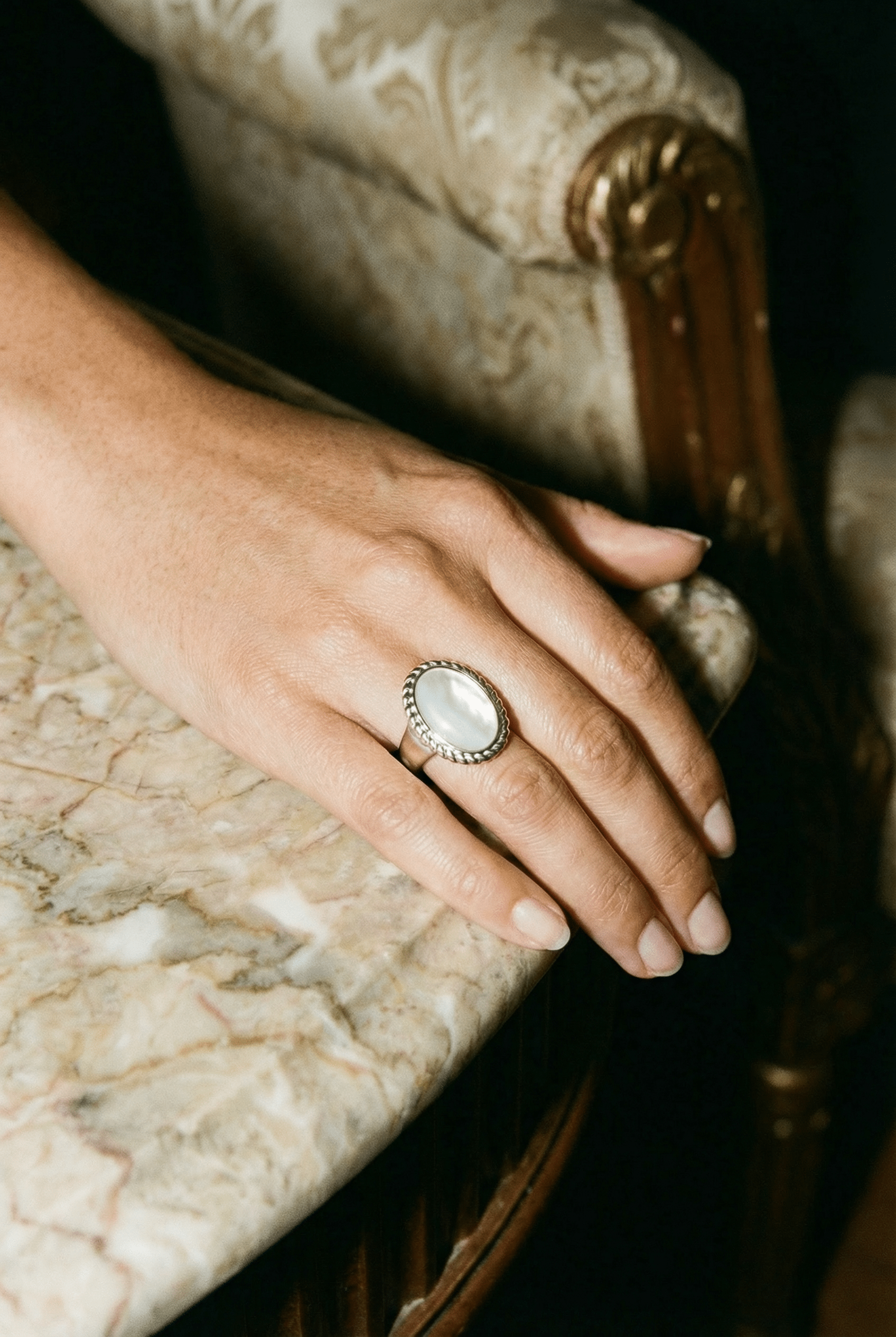 PEARL CREST RING - Kumaya Jewelry